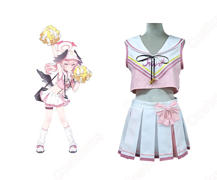 ブルーアーカイブ チアリーダー 下江コハル コスプレ衣装 オーダメイド可