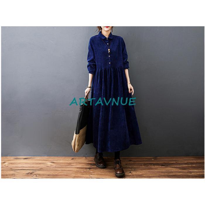 ワンピース レディース 40代 おしゃれ マキシワンピース 春 長袖 ロングワンピース 体型カバー キレイめ 大きいサイズ 大人40代 50代