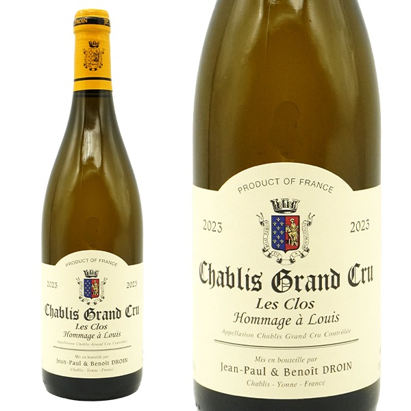 シャブリ グラン クリュ 特級 レ クロ オマージュ ア ルイ 2023 蔵出し作品 ドメーヌ ジャン ポール エ ブノワ ドロワン元詰Chablis Grand Cru Les Clos H