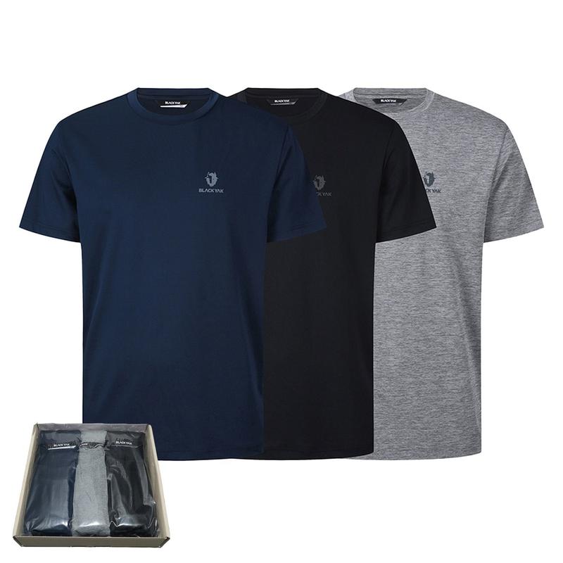 25年夏の新作 男性/女性 共用 3PACK ラウンドトリプル機能性半袖Tシャツ 1BYRTXU901