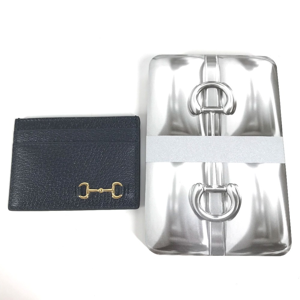 カードケース 700469 ホースビット トランプ セット 名刺入れ パスケース レザー ブラック