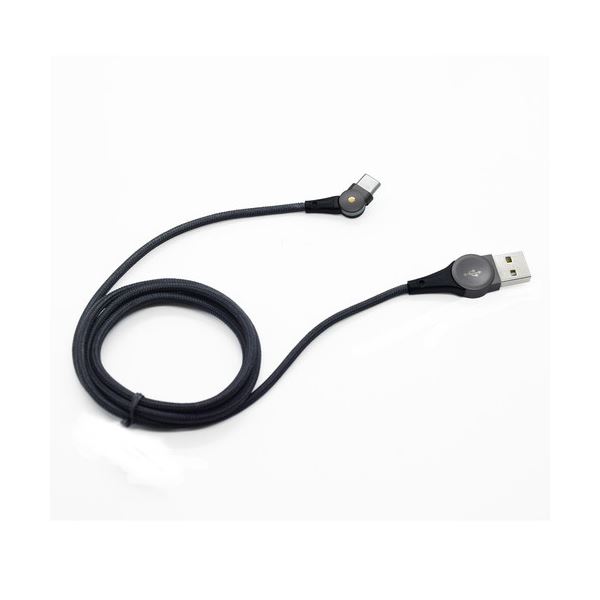 5個セット 日本トラストテクノロジー 180回転コネクタケーブル for Type-C 180ROTA-TCX5