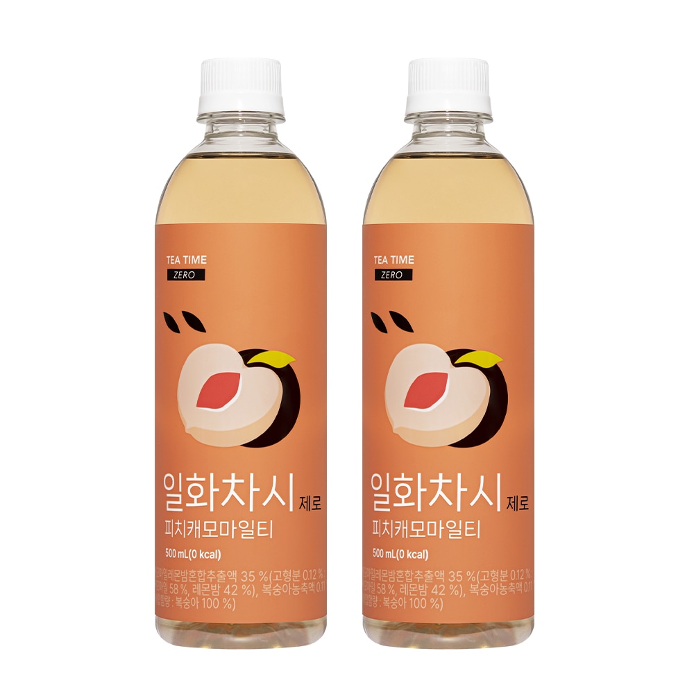 ［一和］日花茶時ZEROピーチカモミールティー 500ml X 20pet