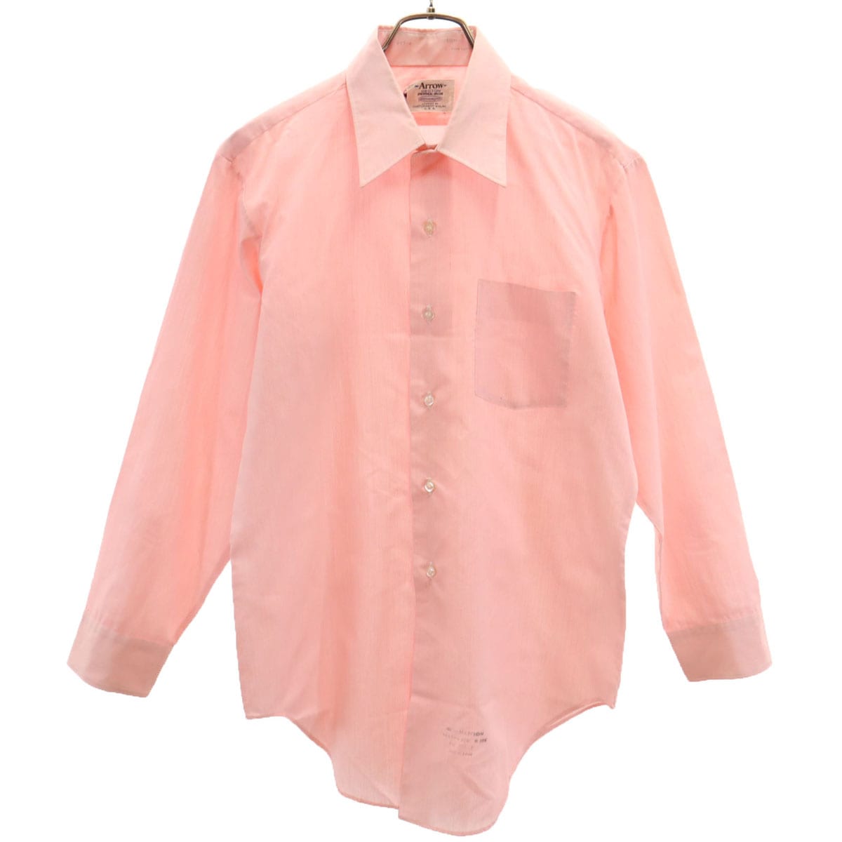 ARROW アロー 70s ヴィンテージ 日本製 長袖 シャツ ピンク メンズ 古着