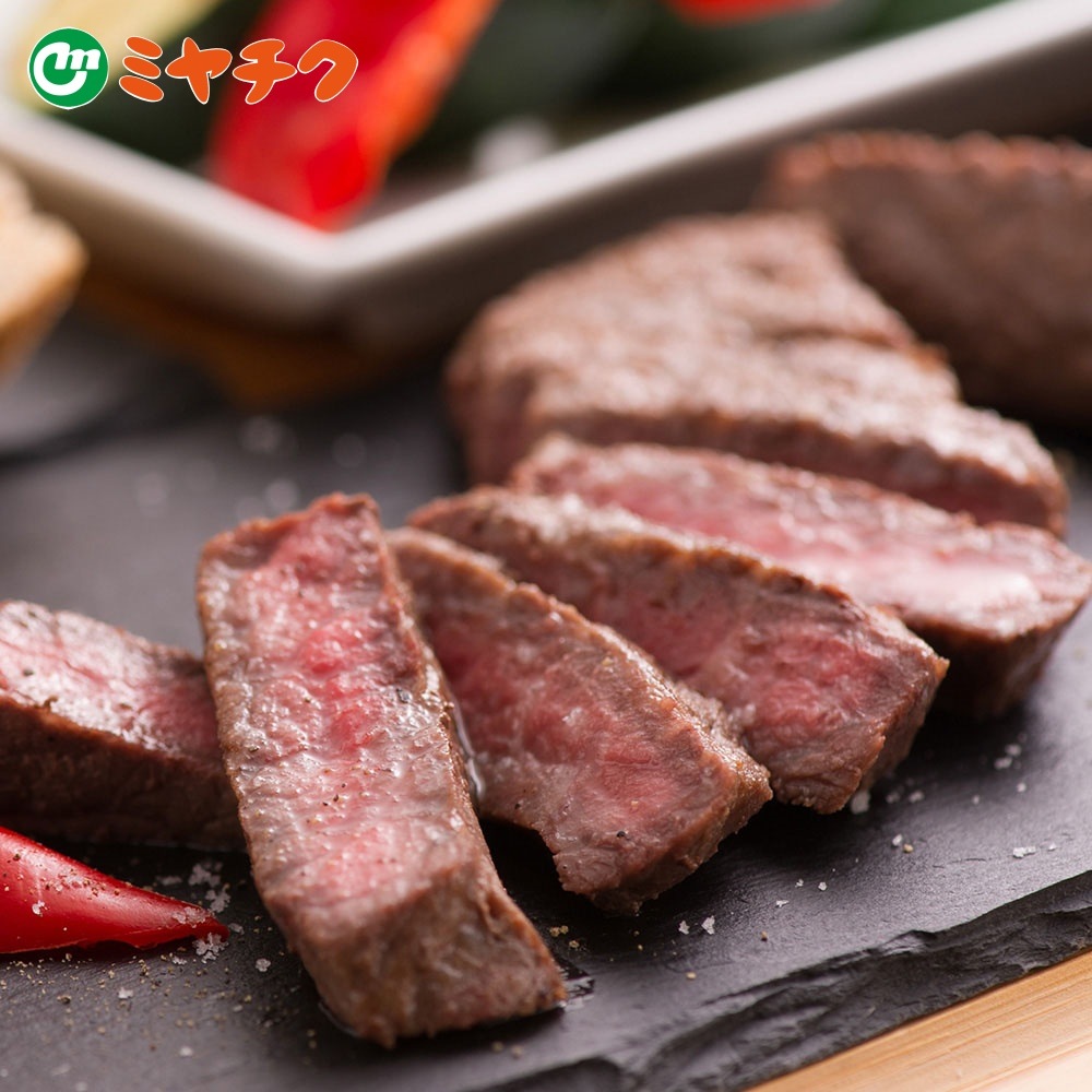 宮崎牛専門レストラン ミヤチク 宮崎牛 モモステーキ 140g×2枚