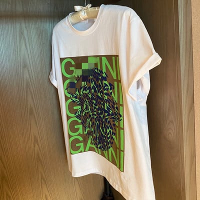 トップス Tシャツ 袖あり 半袖 ラウンドネック パフスリーブ かわいい 大人可愛い カジュアル おしゃれ お洒落 かっこいい 柄 春 夏 秋 10代 20代 30代 40代 レディース オフィス O