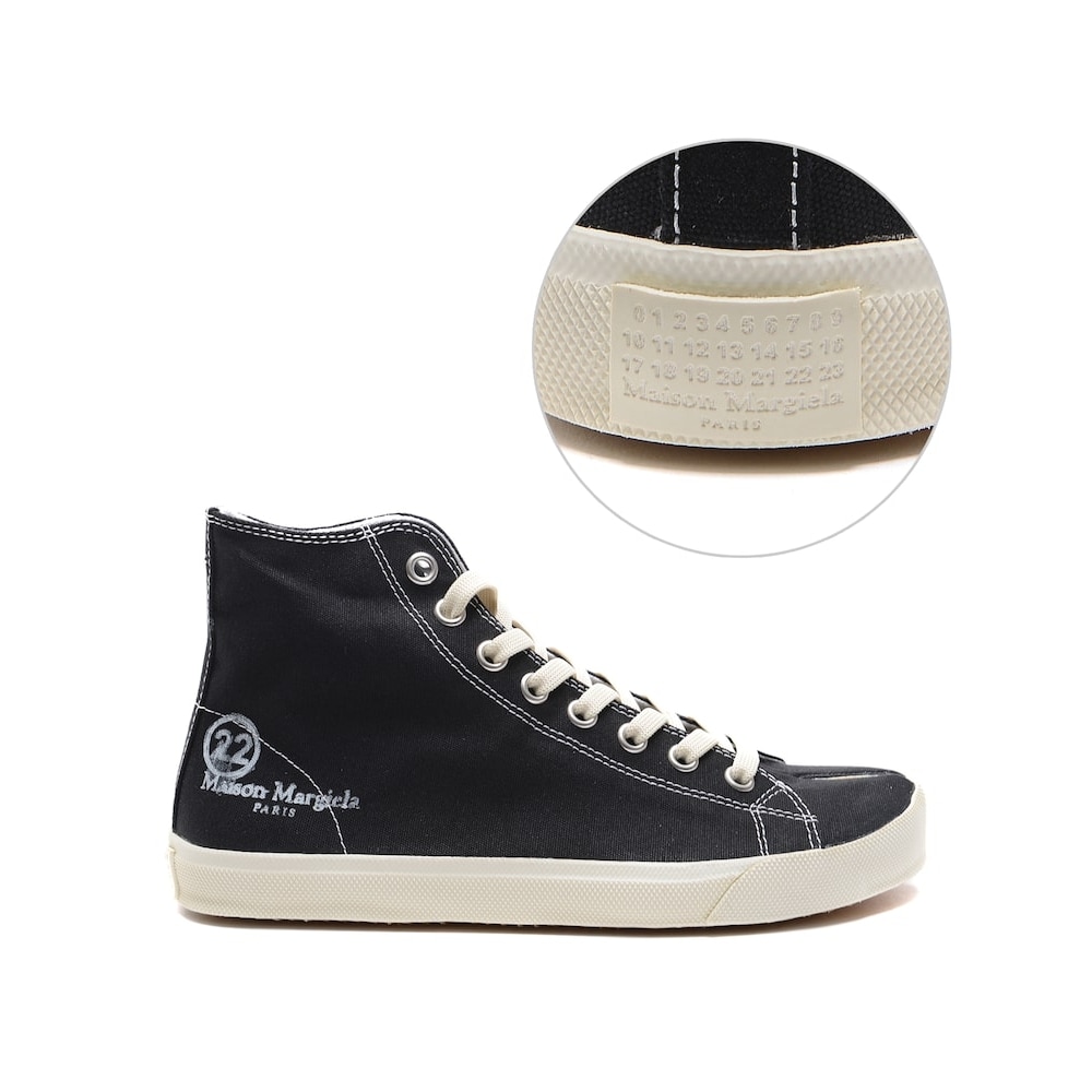 メゾンマルジェラ [メゾンマルジェラ] 19FW メンズタビハイトップスニーカー (S57WS0265_P2698_H0958_19F) PVOS57WS0265P2698H09581