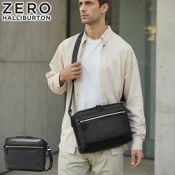 セール 正規品5年保証 ショルダーバッグ メンズ ブランド 斜めがけ モノグラム 防滴 横型 旅行 PVC A4 8L ZH-Monogram Horizontal Shoulder Bag 8152