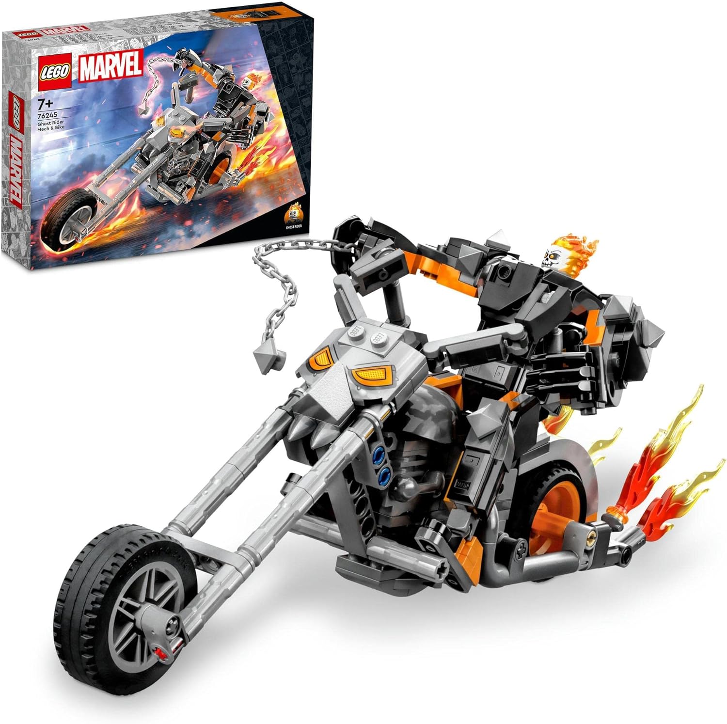 レゴ LEGO スーパー・ヒーローズ マーベル ゴーストライダー・メカスーツ & バイク 76245 おもちゃ ブロック プレゼント アメコミ スーパーヒーロー 男の子