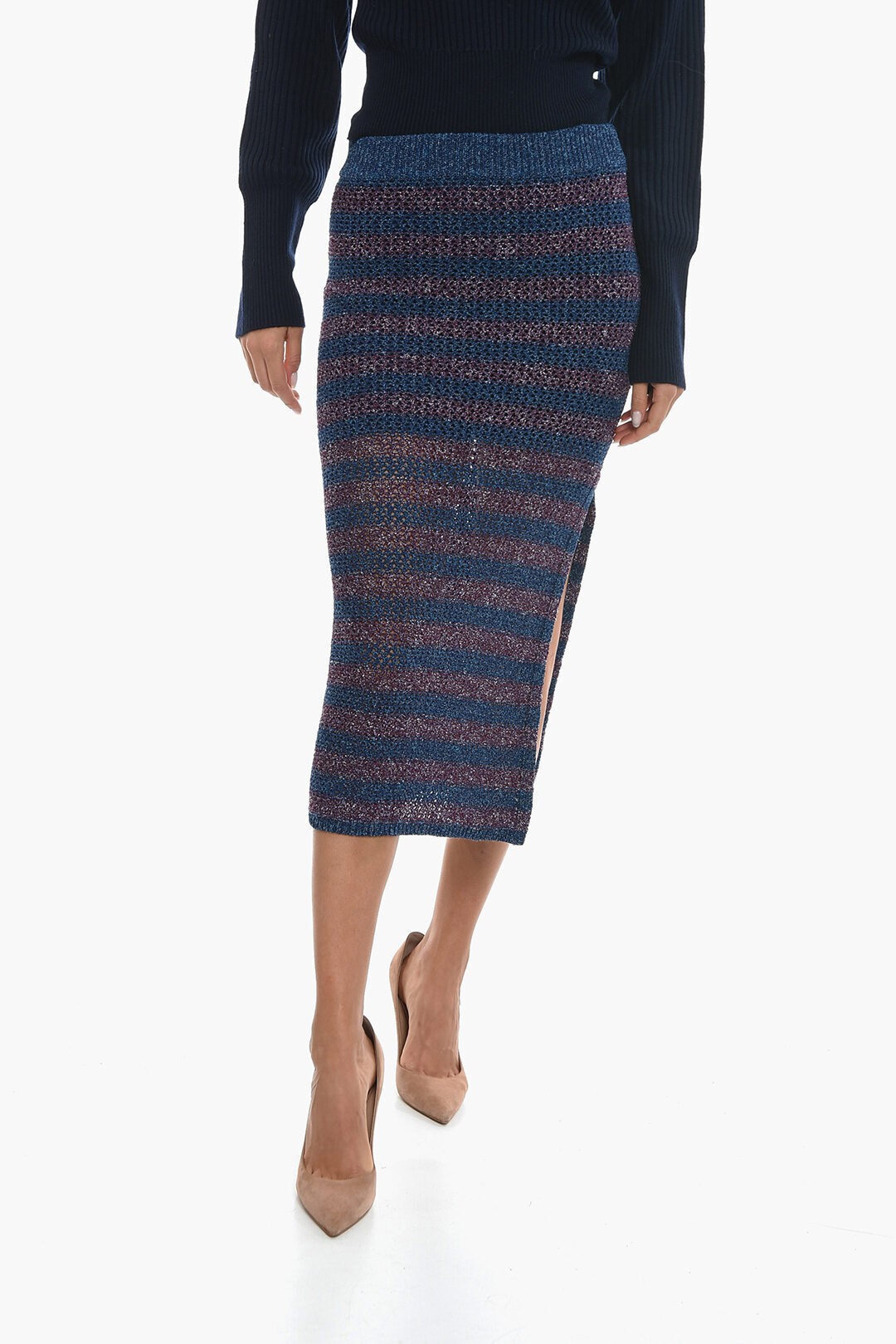 WAS22P037MT38 0 BLUE MULTI 秋冬2020 スカート レディース dk