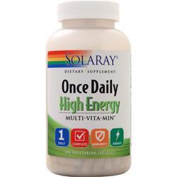 SOLARAY社　ワンス デイリー ハイ エナジー マルチビタミン 180カプセル