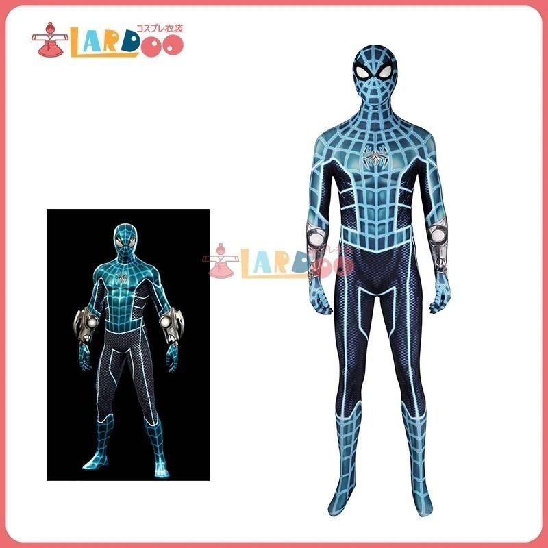スパイダーマン PS4 - スパイダーマン (Fear-Itself Suit) ボデイー コスチューム コ スプレ衣装370