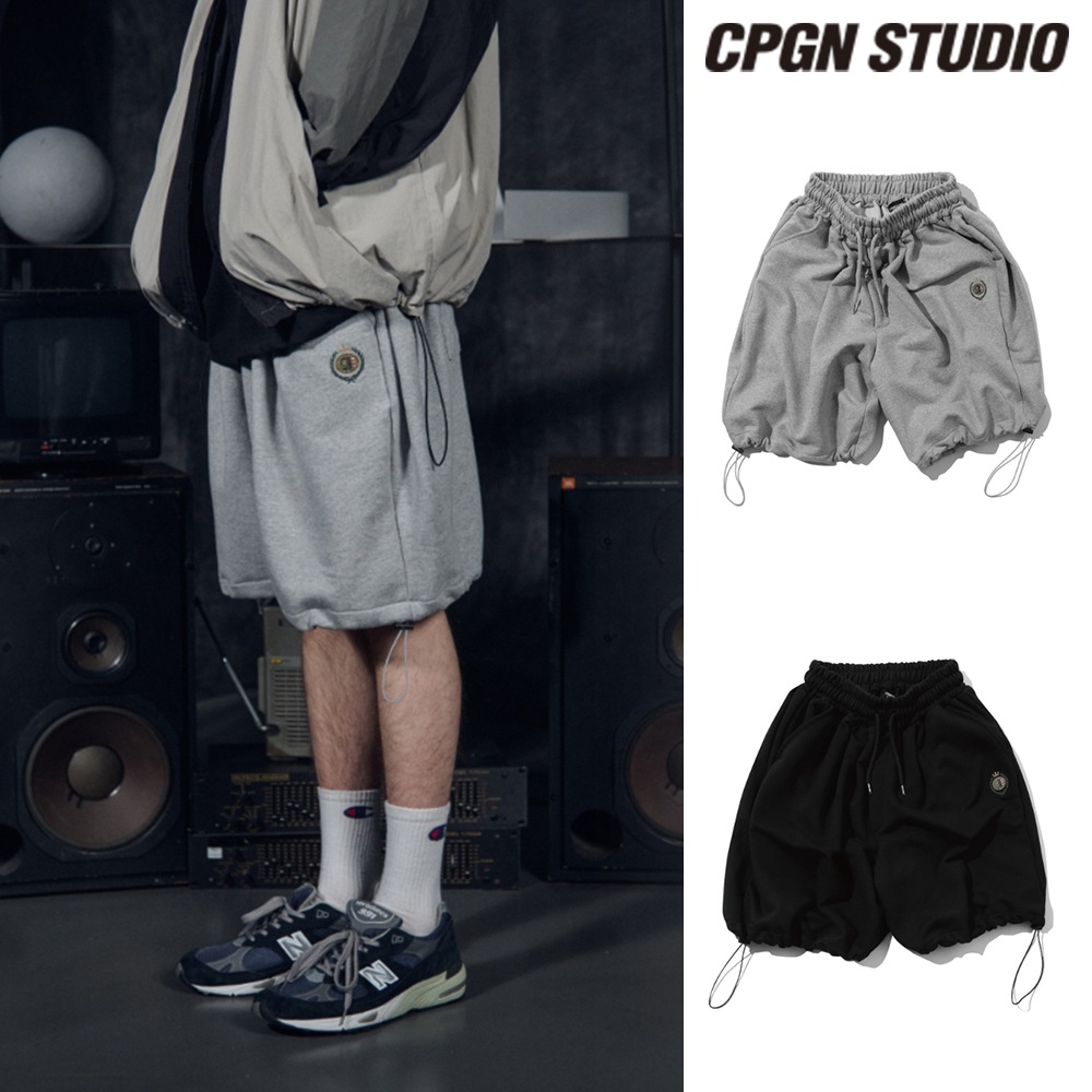【CPGN STUDIO】 Bermuda Three-Tuck Balloon Sweatpants