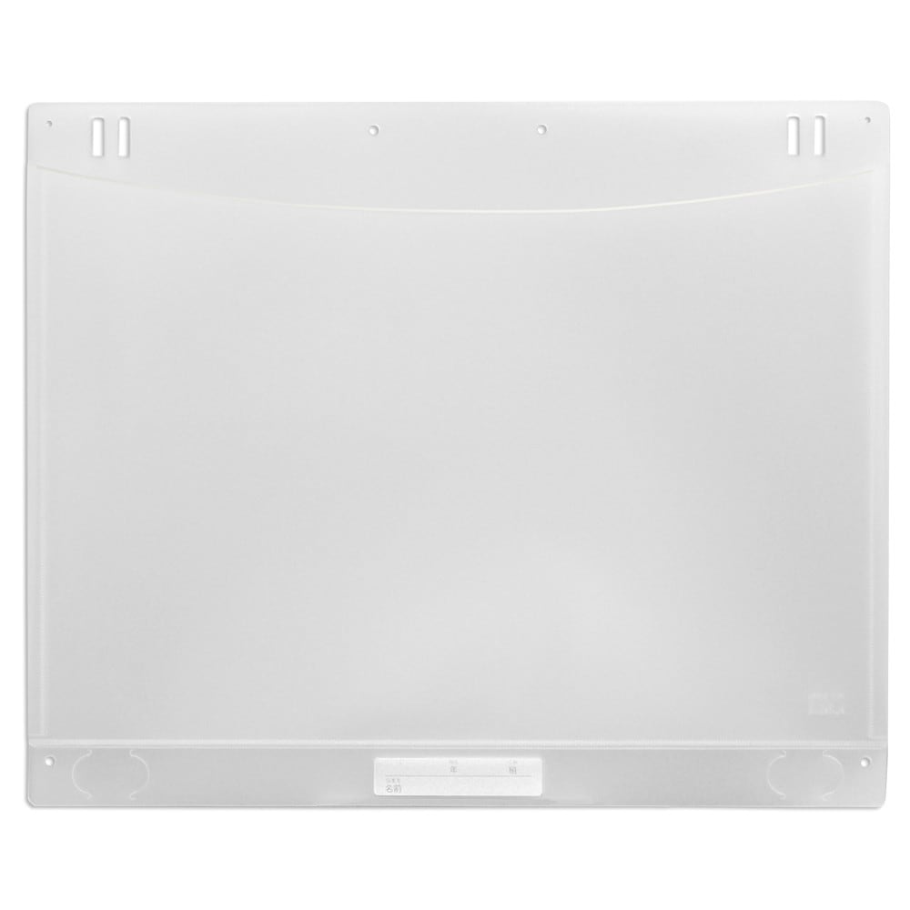 （まとめ買い）高透明 掲示用 作品ホルダー 八ツ切りヨコ 10枚入 クリアー FL-151HO [x3]