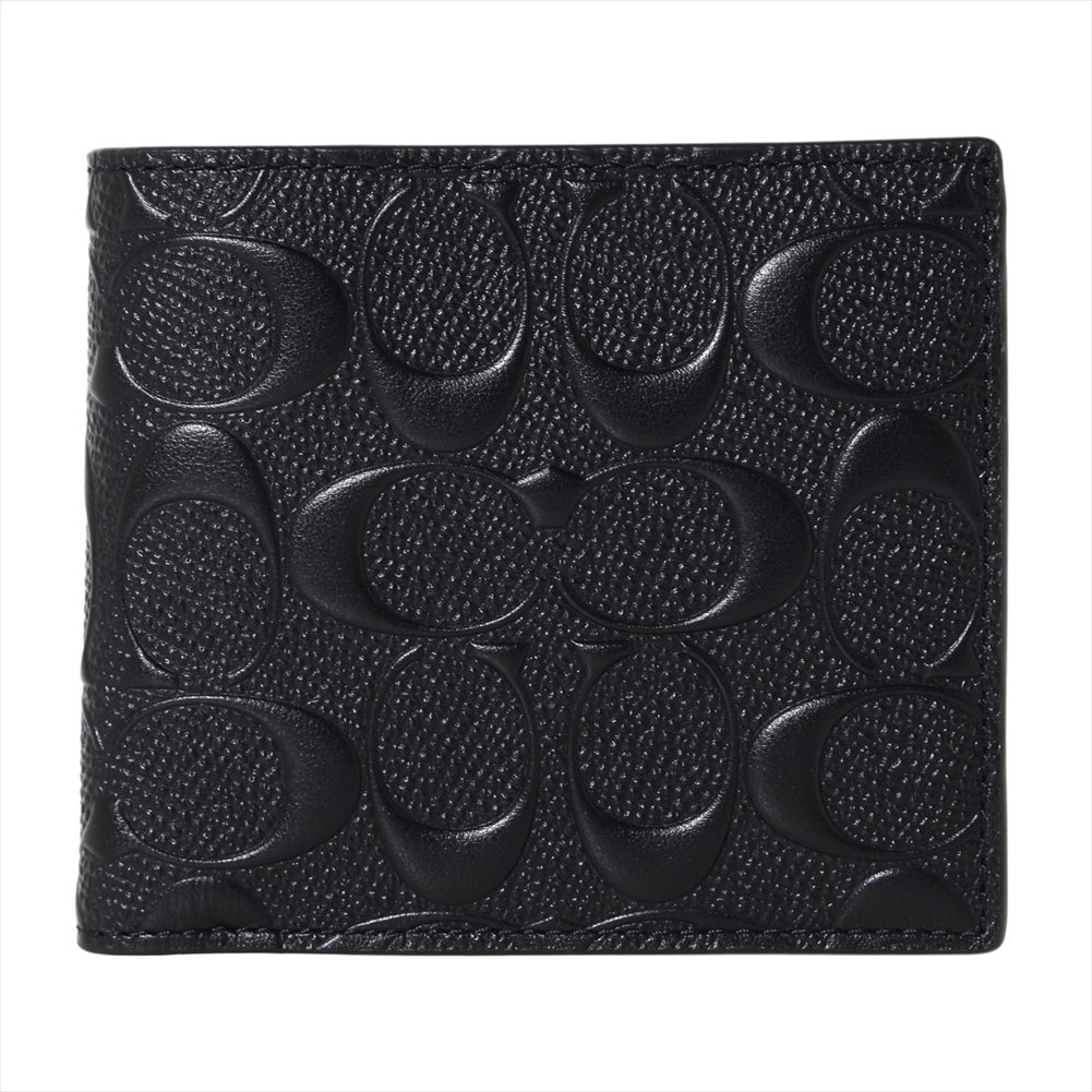 二つ折り財布 75363 BLK Black 12,792円