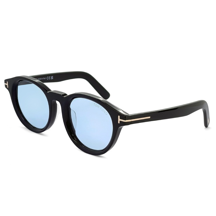 サングラス メンズ TF1123-D 01A ライトカラー 薄い色 レンズ uvカット FT1123-D/S tf1123d ft1123 ラウンド ボストン 型 大きいサイズ 大きめ ワイド 幅広