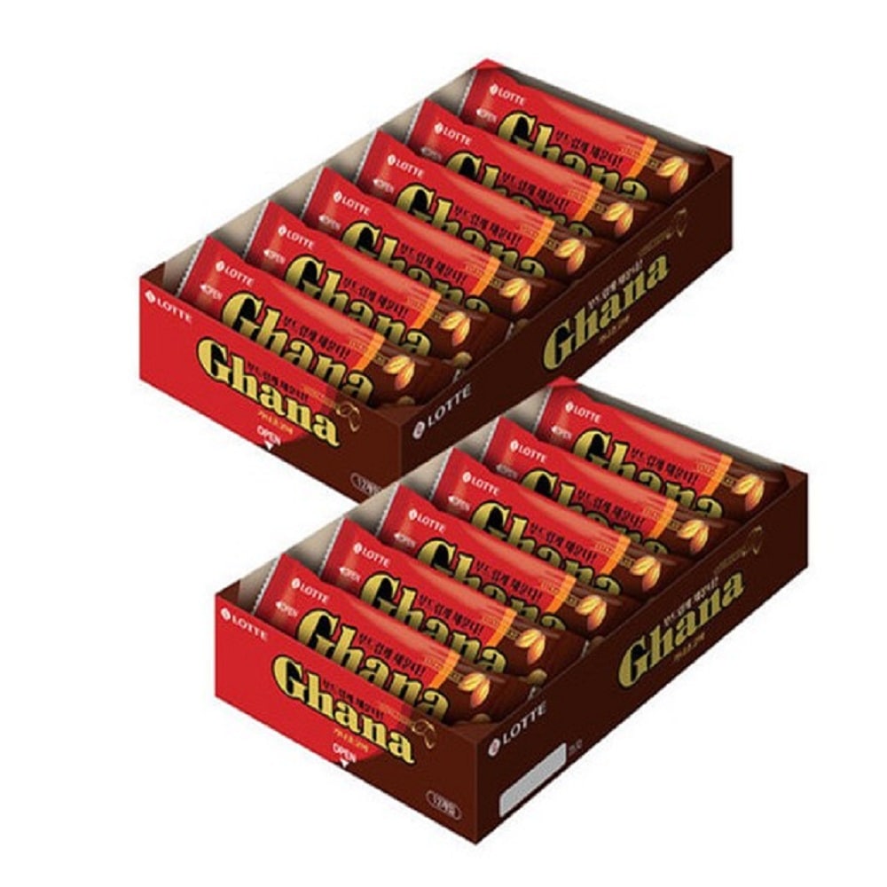 韓国-K MEAL-カナチョコバーピーナッツ45gx24個 甘々チョコ 香ばしいピーナッツおやつ 登山 オフィス デザート-K FOOD渡韓ごっこ