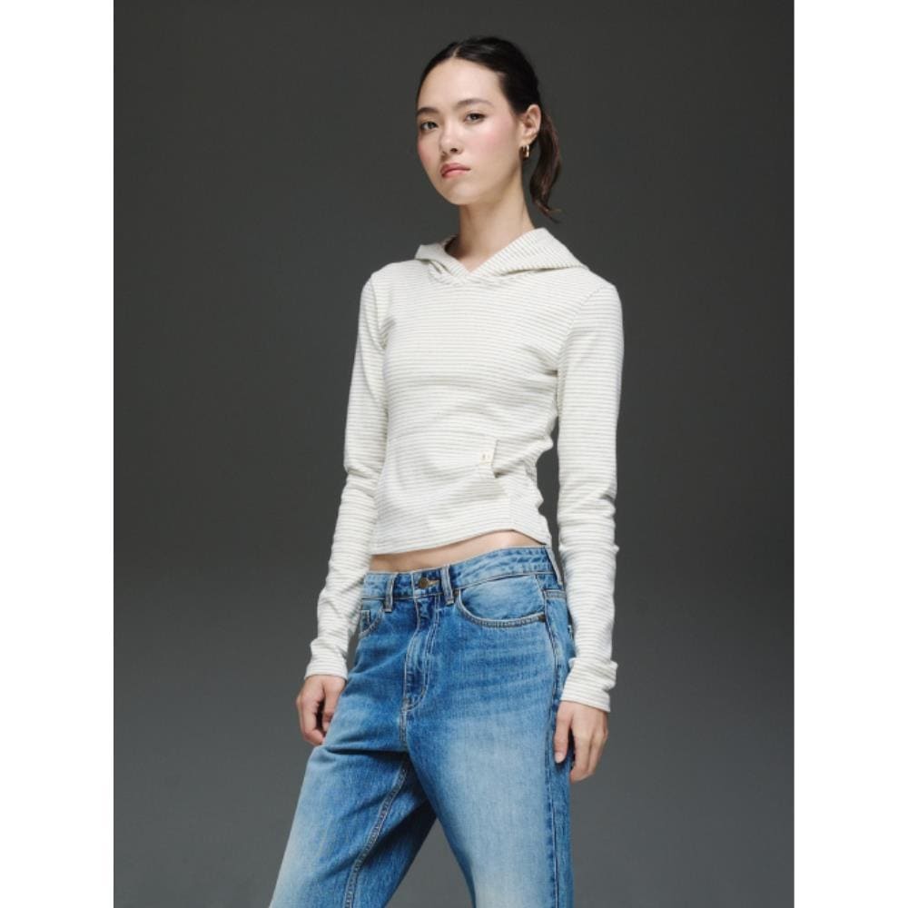 GLOWNY G COMFORT HOODIE STRIPE GY24CLBHD001ST