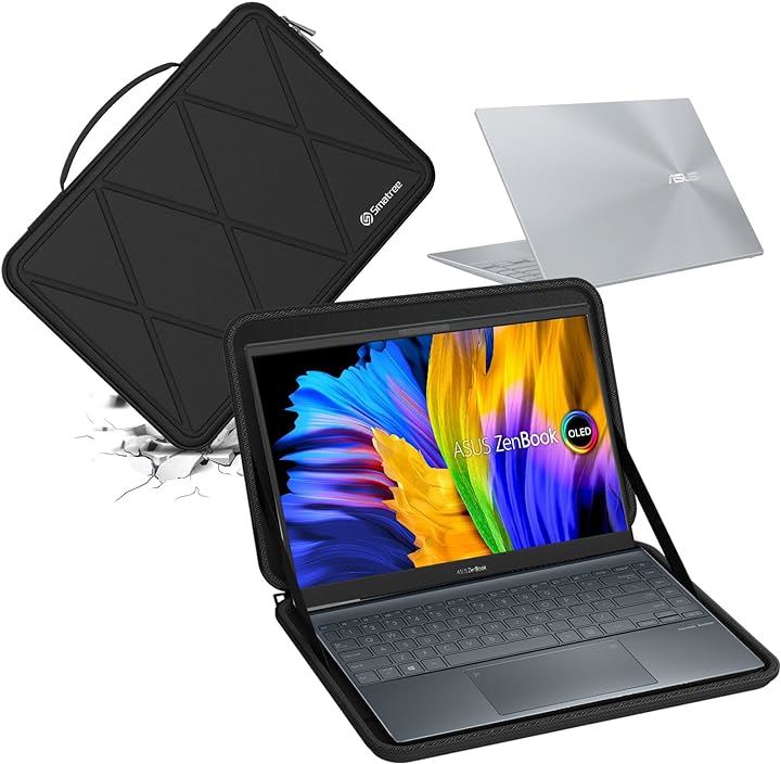 ハードEVA保護スリーブケース 13.3インチ ASUS Zenbook Flip( Black-For ASUS 13.3インチ, For ASUS 13.3インチ(X8026))