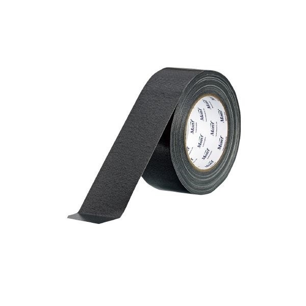（まとめ）古藤工業 工事用布粘着テープNo.8002 黒 50mmx25m[x5セット]