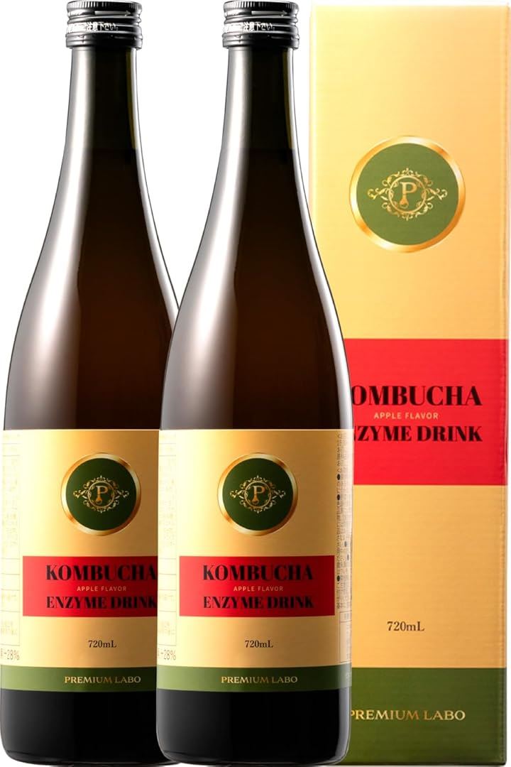 管理栄養士監修 コンブチャ 酵素ドリンク ファスティング ヨーグルト100個分の乳酸菌配合 720ml(2本)