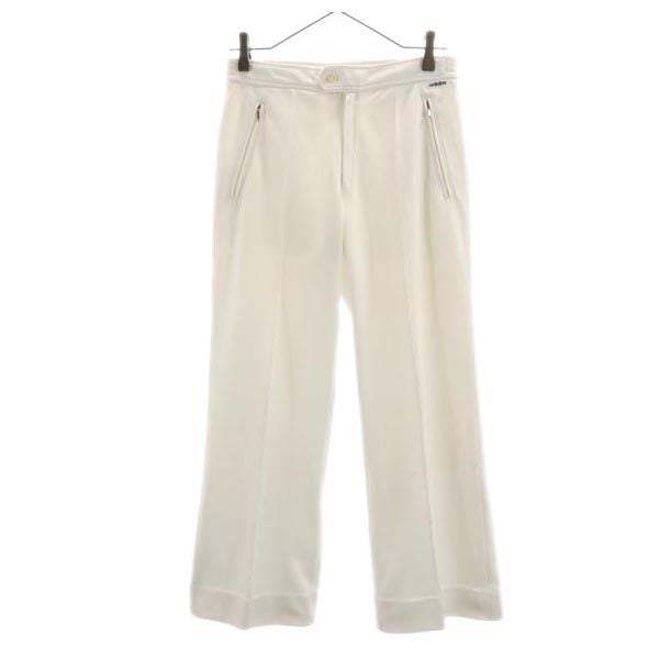 70s 80s デサント製 ヴィンテージ ロングジャージパンツ M ホワイト系 スポーツ メンズ 5,264円