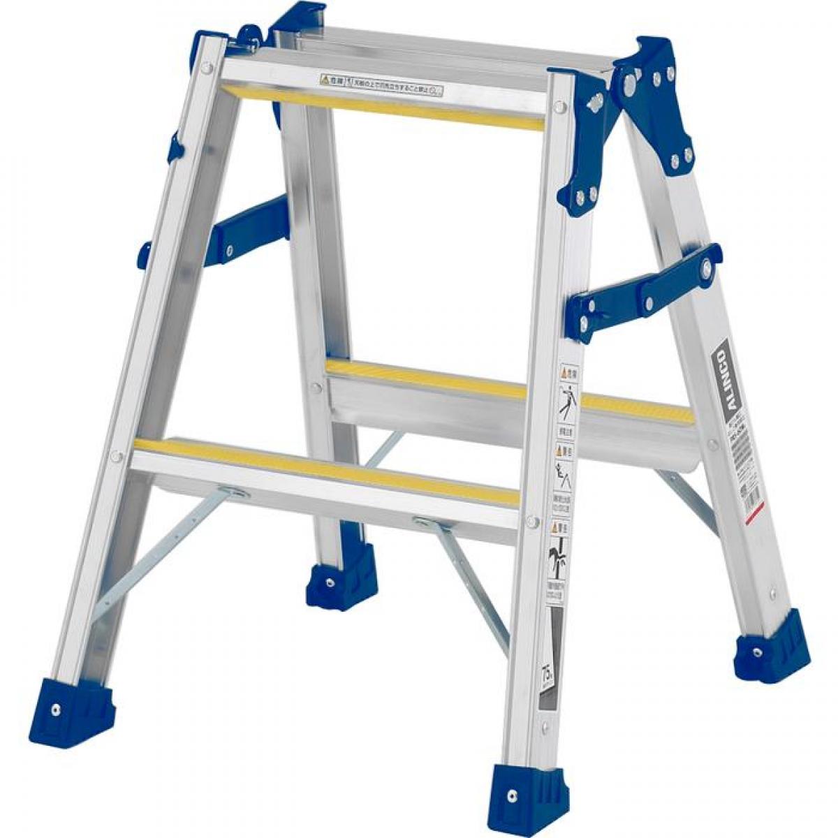 【I】ALINCO アルインコ はしご兼用脚立 MXJ-60F 天板高さ0.52m 耐荷重100kg アルミ 【代引不可/北海道・沖縄・離島不可】