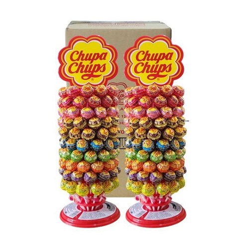 CHUPACHUPS 　チュッパチャプススリムホイールキャンディー　120個（1.32kg）ｘ2箱　8種類味　スリムホイールキャンディー