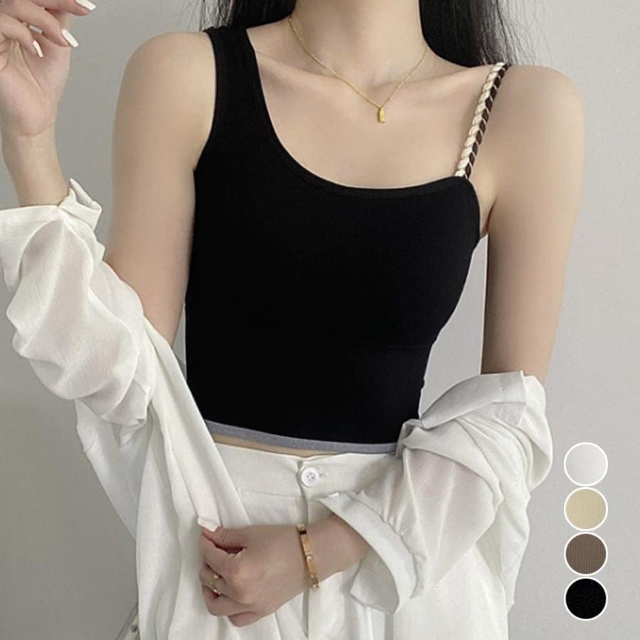 【超お得1つ買うと10個もらえる】[今日は安い-出荷が早い]キャミソール カップ付き インナートップス へそ出し ブラキャミ ショート丈 レディース キャミタンクトップ