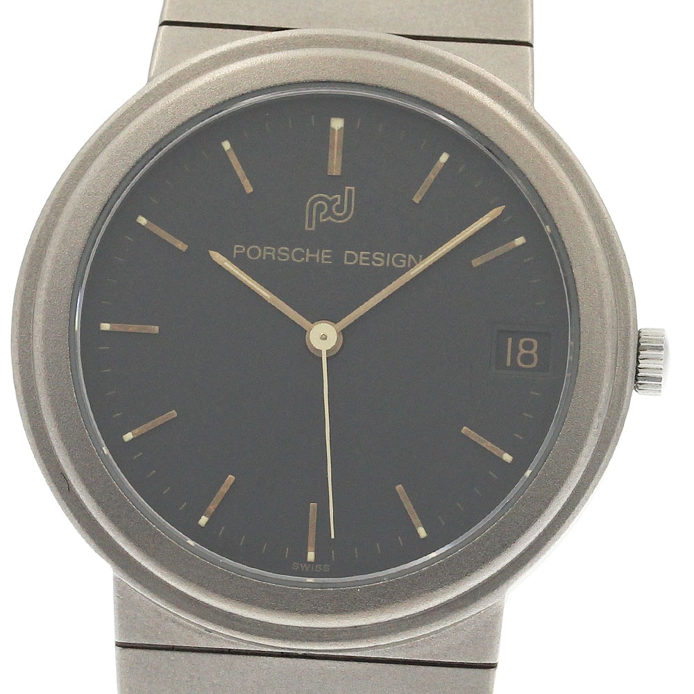 ポルシェデザイン Porsche Design デイト クォーツ ボーイズ 良品 _948866【中古】