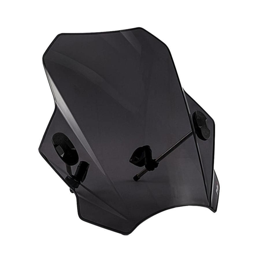 オートバイ用フロントススク防風透明フロントス軽量ユニバーサル調整可能中型フロントス取り付け簡単ロング (サイズ 43*3