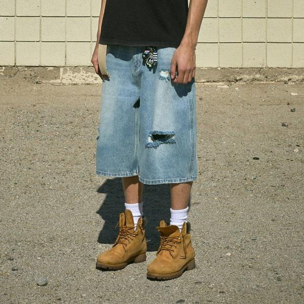 8部カーペンターディストロイバミューダパンツ FSP118 / 4color 6,397円