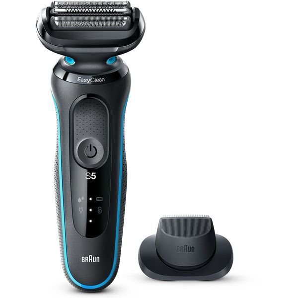 51-M1200s-SP ミントブルー 密着シリーズ5 メンズシェーバー (往復式・3枚刃・充電式) 替刃セット 10,952円