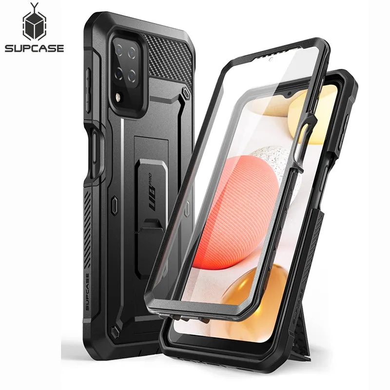SUPCASE For Samsung Galaxy A12 Case (2020 Release) UB Pro Full-Body Rugged Holster Case Cover with B