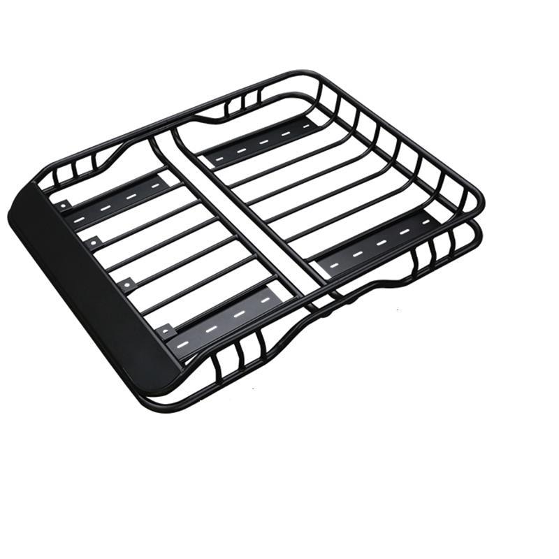 ルーフキャリア 汎用 荷物固定 ストア アルミ製　ルーフラック　カーゴラック　ルーフバスケット　ブラック 21,974円