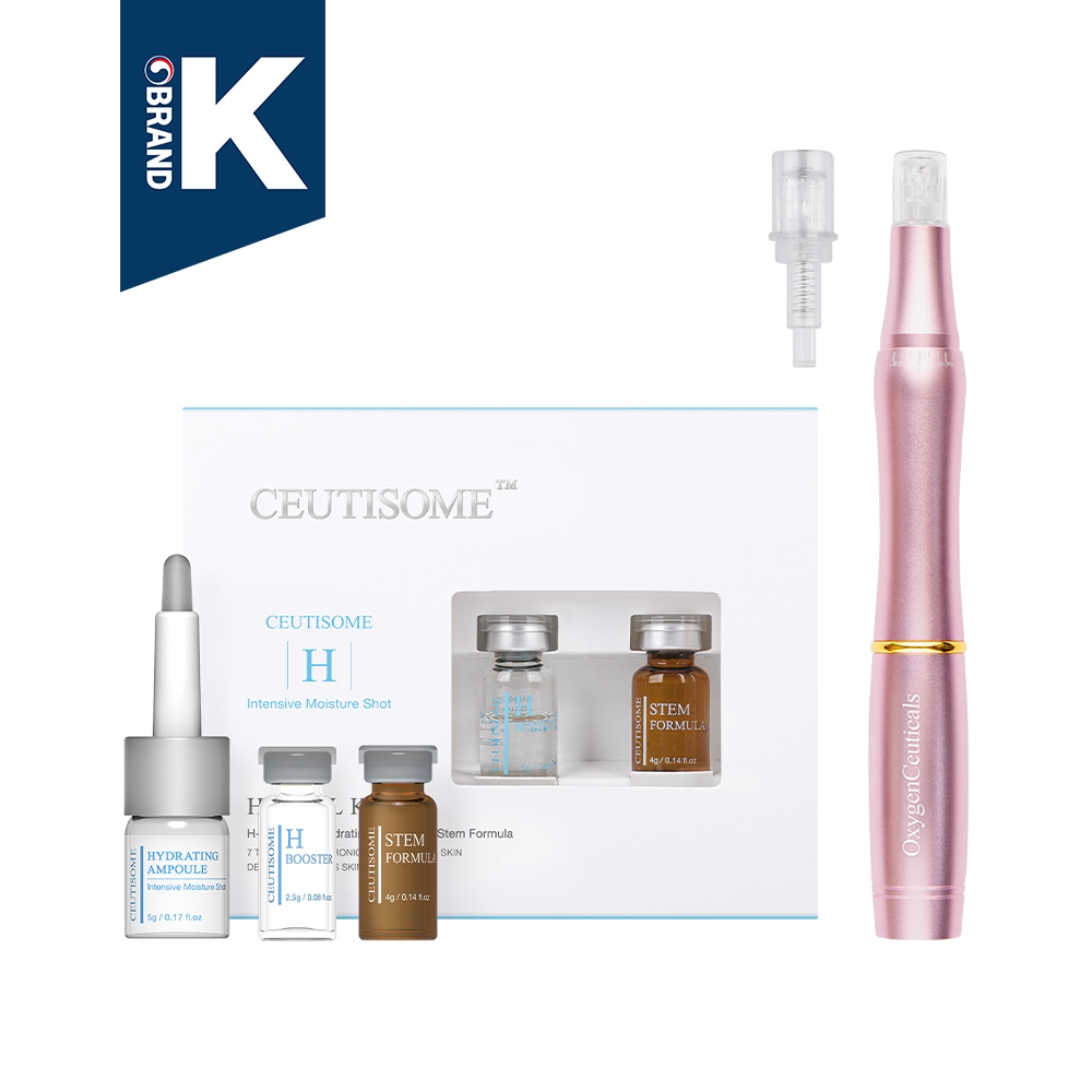 [オキシゼンナノMTSホームケアセット] シューティゾムトライアルキット+オキシゼンMTS本体(充電器付き)+ナノニードル(20個)