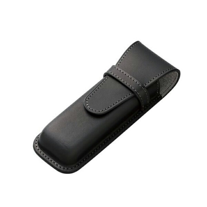 ソメス ペンシース 2本差 ブラック SLS2-11-B