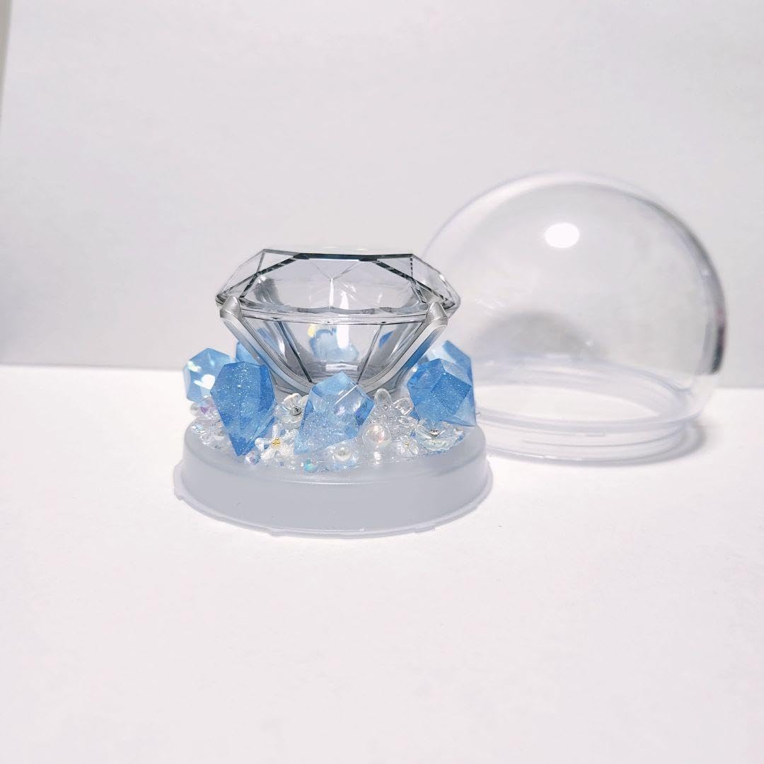 CARAT棒デコパーツ 水色ダイヤ