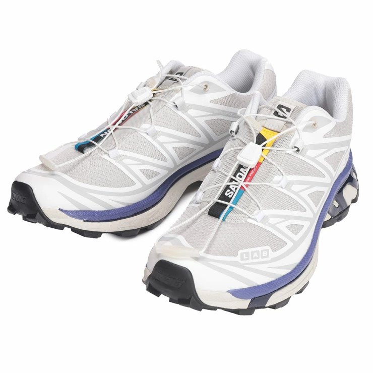 サロモン SALOMON XT-6 ホワイト White/Lunar Rock/Liberty 26.5cm 478203 メンズ ランニングシューズ