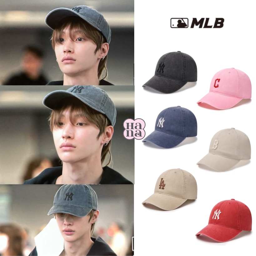 RIIZEウォンビン着用 韓国限定販売 男女共用 ベーシック ウォッシングアンストラクチャー ボールキャップ ニューヨークヤンキース 小顔帽子 [6カラー] 5,171円