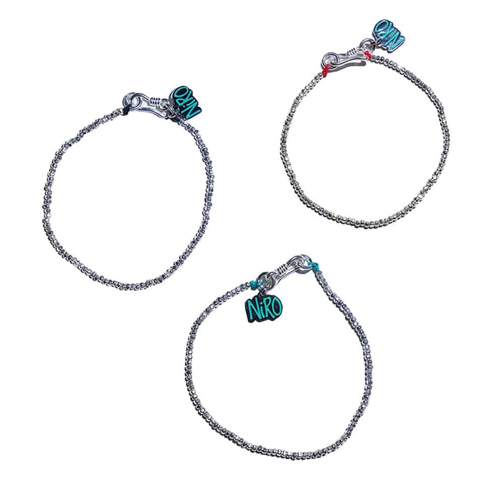 【NIRO SERENDIPITY】 CAREN SiLVER THREAD BRACELET #131 (100%) ブレスレット 正規品