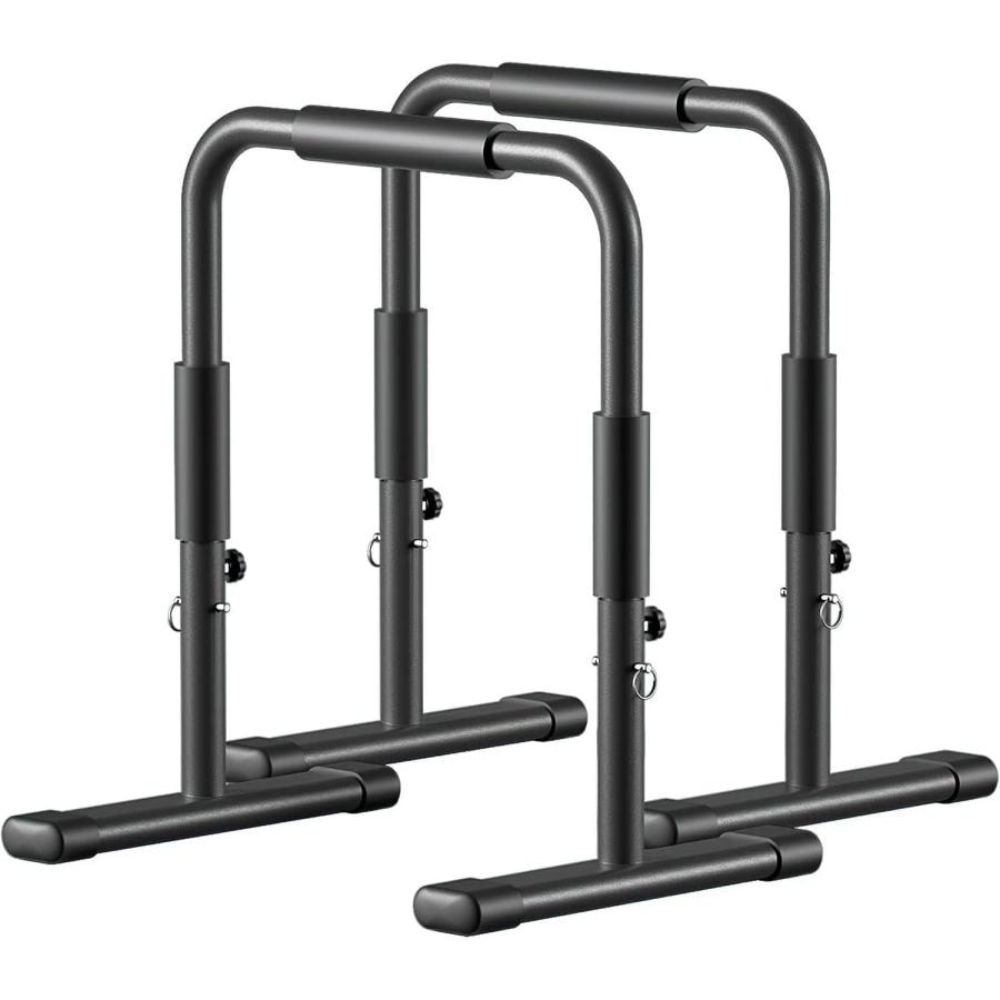ディップスタンド 調節可能 ディップバースタンド 高耐久 ディップバー家庭用 ディップススタンド 懸垂運動 プッシュアップバー 耐荷重200kg 平行バーディップ機