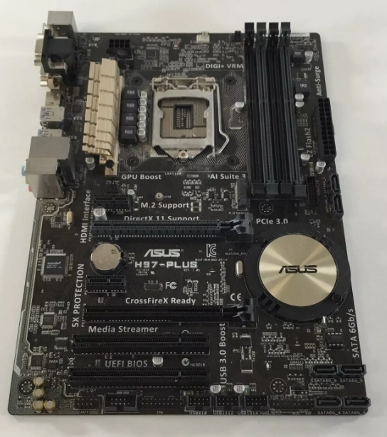 ASUS H97-PLUS LGA1150 DDR3 H97 USB3 SATA3 ATX Intel HDMI Motherboard 5,805円