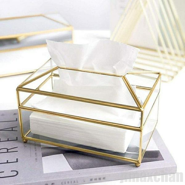 数量限定ティッシュボックス クリア ゴールド ティッシュケース ティッシュボックスケース 上品 キラキラ 豪華 ゴージャス 女性 レディース ホテル ガラス調 アンティーク調 可愛い