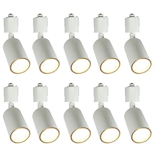 色：ホワイトの器具-電球色 サイズ：10セット スポットライト ダクトレール用スポットライト LED