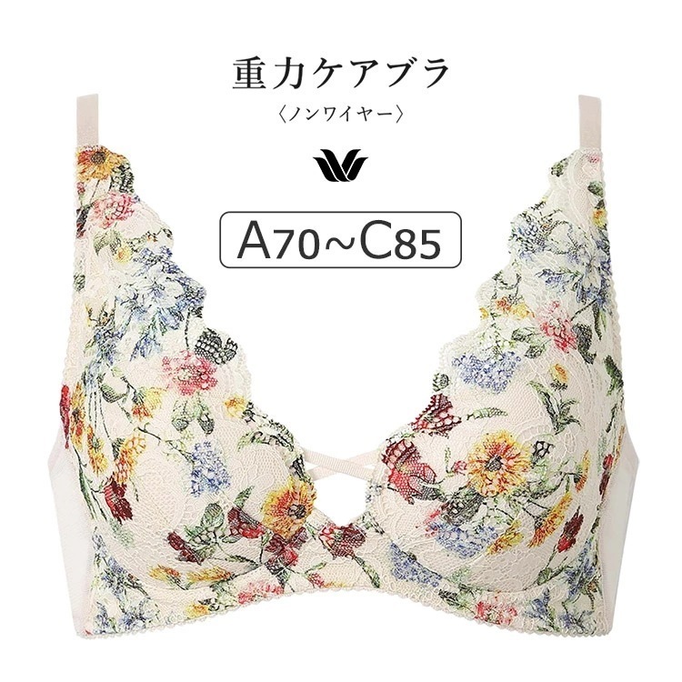 ワコール 重力ケアブラ BXB194シリーズ ノンワイヤーブラ ABCカップ アンダー65/70/75/80/85cm BXB194