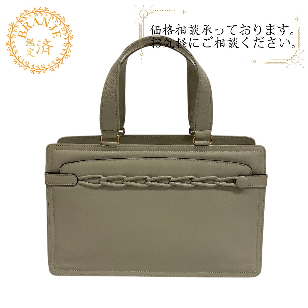 トートバッグ レザー ハンドバッグ ホワイト ブランド