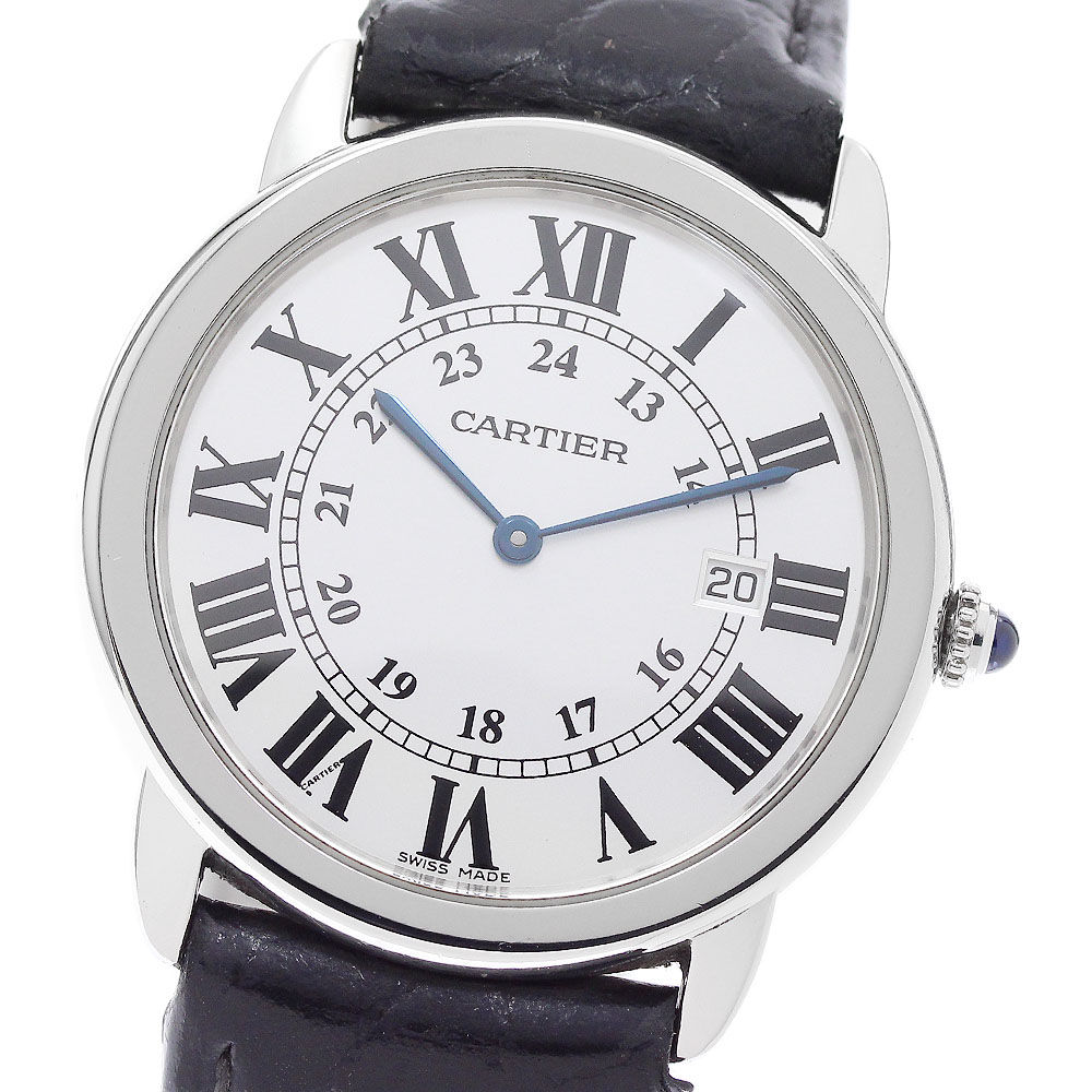 カルティエ CARTIER 2934 ロンドソロ クォーツ メンズ _955752【中古】