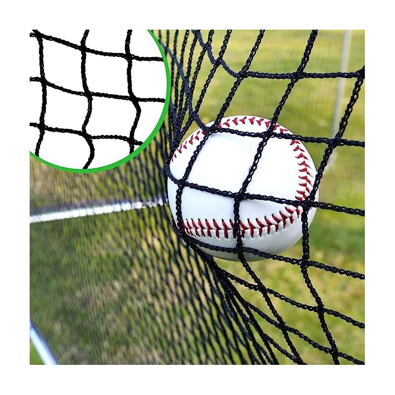 Kapler 野球ネット 野球防球ネット 交換用 バッティングゲージ替えネット 8.6ｘ4.2Ｍ