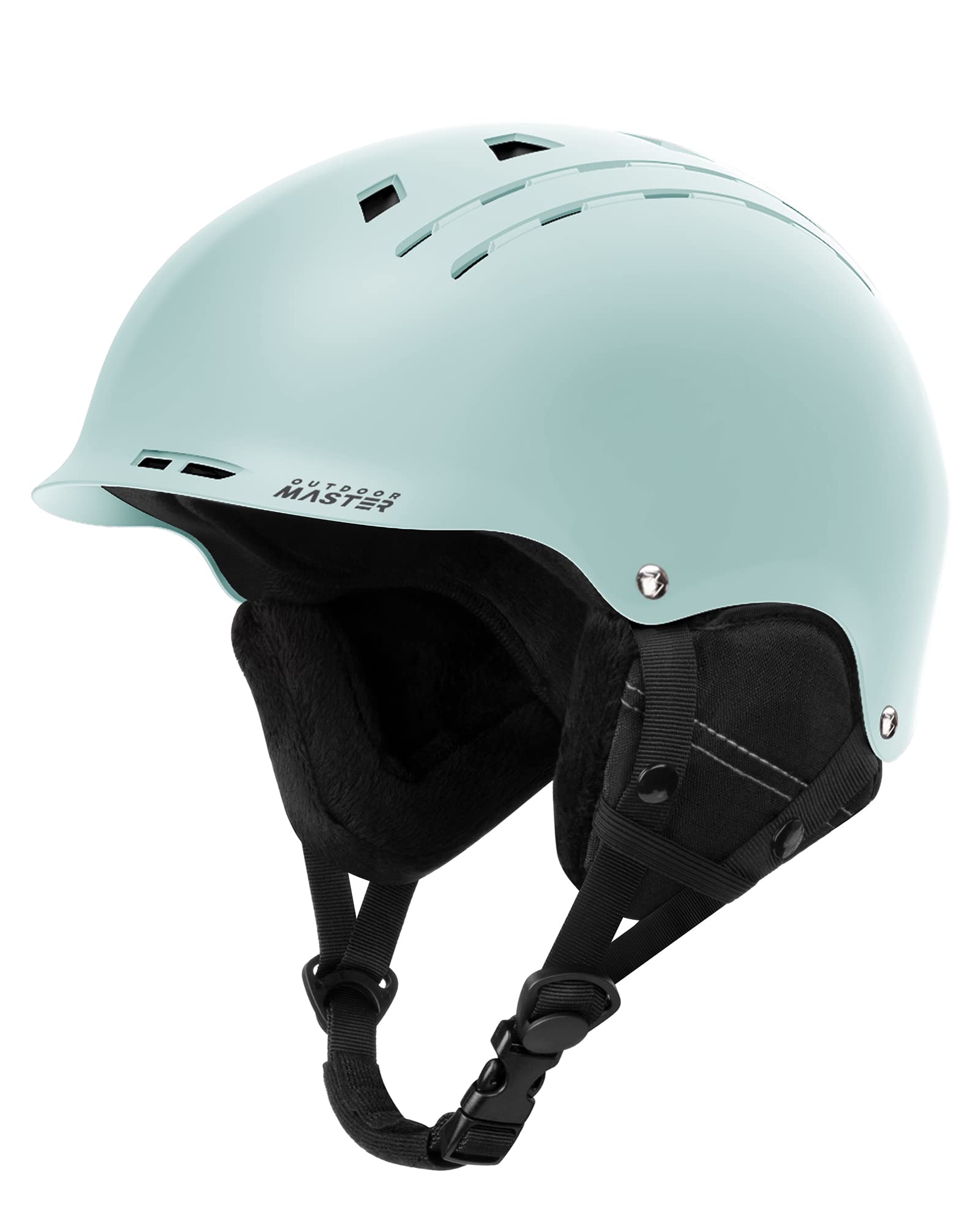 OUTDOORMASTER スキー ヘルメット アジア専用モドル スノーボード ヘルメット バイザー付き スノーヘルメット 通気スイッチ 全方位調整アジャスター 高密度EPS スキー用ヘルメット 3D 5,169円